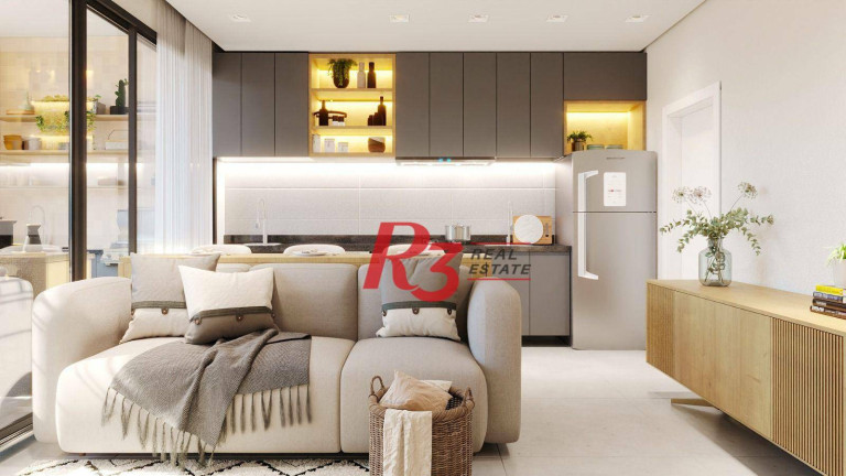 Imagem Apartamento com 2 Quartos à Venda, 65 m² em Ponta Da Praia - Santos