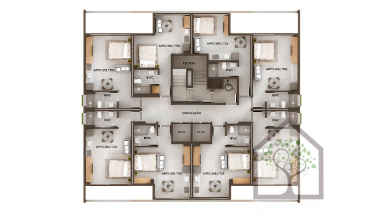 Imagem Imóvel com 1 Quarto à Venda, 24 m² em Trindade - Florianópolis