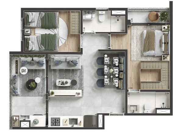 Imagem Apartamento com 2 Quartos à Venda, 38 m² em Saúde - São Paulo