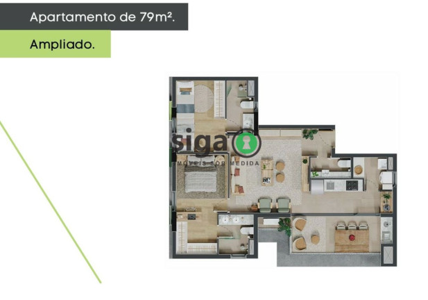 Imagem Apartamento com 3 Quartos à Venda, 79 m² em Vila Ipojuca - São Paulo