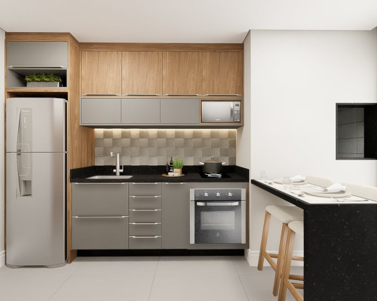 Imagem Apartamento com 1 Quarto à Venda, 36 m² em Mercês - Curitiba