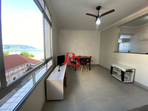 Imagem Apartamento com 1 Quarto para Alugar, 45 m² em Gonzaga - Santos
