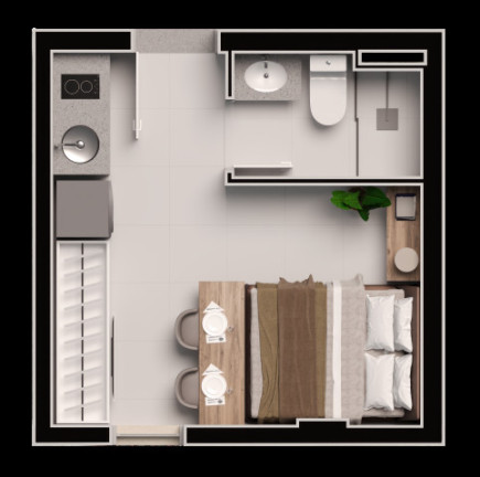 Imagem Imóvel com 1 Quarto à Venda, 14 m² em Guabirotuba - Curitiba Imagem Imóvel com 1 Quarto à Venda, 14 m² em Guabirotuba - Curitiba