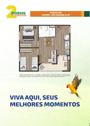 Imagem Apartamento com 2 Quartos à Venda, 41 m² em Picanço - Guarulhos