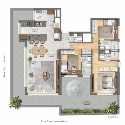 Imagem Apartamento com 3 Quartos à Venda, 135 m² em Moinhos De Vento - Porto Alegre