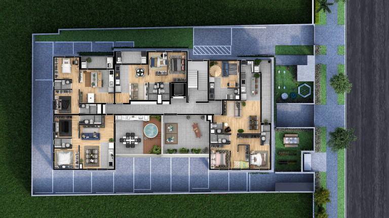 Imagem Apartamento com 2 Quartos à Venda, 59 m² em água Verde - Curitiba Imagem Apartamento com 2 Quartos à Venda, 59 m² em água Verde - Curitiba