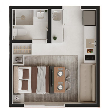 Imagem Apartamento com 3 Quartos à Venda, 56 m² em Hauer - Curitiba