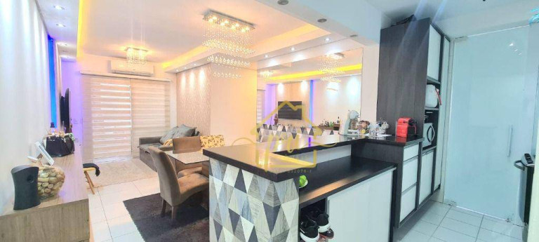 Apartamento com 3 Quartos à Venda, 77 m² em Ponta Da Praia - Santos