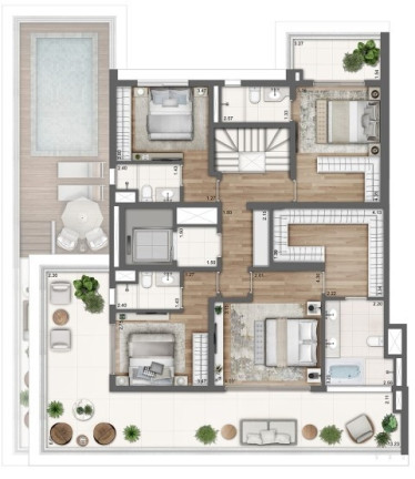 Imagem Apartamento com 4 Quartos à Venda, 211 m² em Campo Belo - São Paulo Imagem Apartamento com 4 Quartos à Venda, 211 m² em Campo Belo - São Paulo
