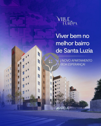 Apartamento com 3 Quartos à Venda, 67 m² em Boa Esperança - Santa Luzia