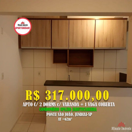 Imagem Apartamento com 2 Quartos à Venda, 52 m² em Ponte De São João - Jundiaí