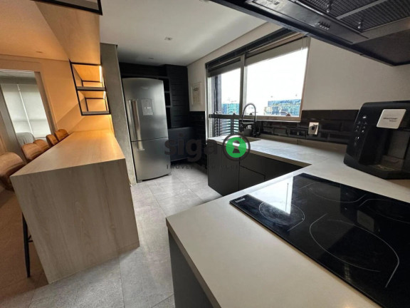 Imagem Apartamento com 1 Quarto para Alugar, 90 m² em Brooklin - São Paulo Imagem Apartamento com 1 Quarto para Alugar, 90 m² em Brooklin - São Paulo