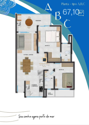 Imagem Apartamento com 2 Quartos à Venda, 67 m² em Porto Das Dunas - Aquiraz Imagem Apartamento com 2 Quartos à Venda, 67 m² em Porto Das Dunas - Aquiraz