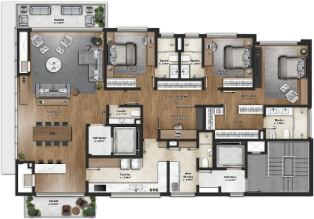 Imagem Apartamento com 3 Quartos à Venda, 202 m² em Moinhos De Vento - Porto Alegre