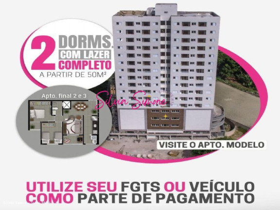 Imagem Apartamento com 2 Quartos à Venda, 58 m² em Jardim Independência - São Vicente Imagem Apartamento com 2 Quartos à Venda, 58 m² em Jardim Independência - São Vicente