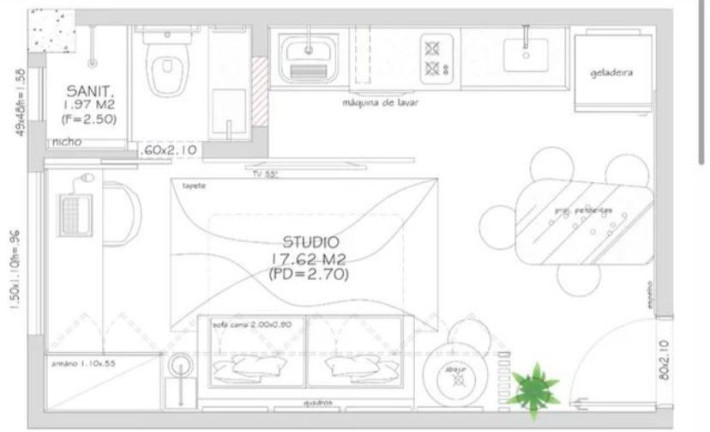 Imagem Studio com 1 Quarto à Venda ou Locação, 20 m² em Buraquinho - Lauro De Freitas Imagem Studio com 1 Quarto à Venda ou Locação, 20 m² em Buraquinho - Lauro De Freitas