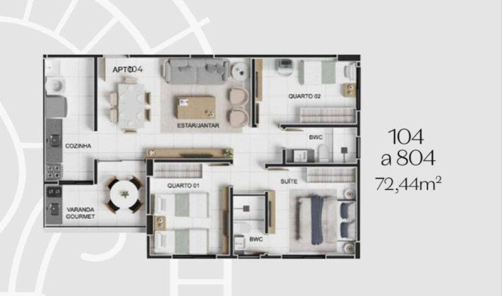 Imagem Apartamento à Venda, 23 m² em Jardim Oceania - João Pessoa Imagem Apartamento à Venda, 23 m² em Jardim Oceania - João Pessoa