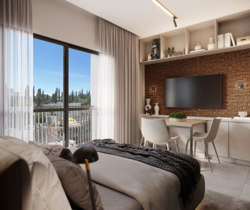 Imagem Imóvel com 1 Quarto à Venda, 26 m² em Alto Da Glória - Curitiba
