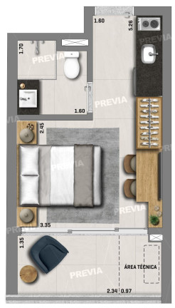 Imagem Imóvel com 1 Quarto à Venda, 23 m² em Perdizes - São Paulo Imagem Imóvel com 1 Quarto à Venda, 23 m² em Perdizes - São Paulo