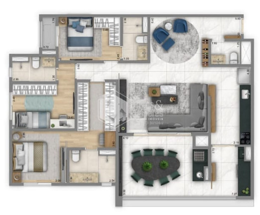 Apartamento com 3 Quartos à Venda, 125 m² em Saúde - São Paulo