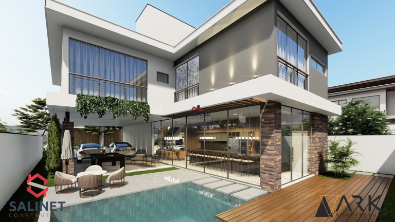 Imagem Sobrado com 3 Quartos à Venda, 377 m² em Jardim Dourado - Porto Belo