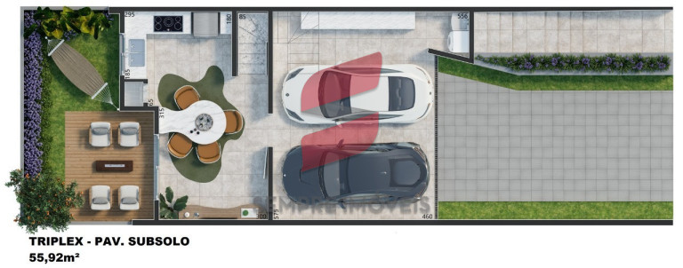 Imagem Casa com 3 Quartos à Venda, 112 m² em Abranches - Curitiba Imagem Casa com 3 Quartos à Venda, 112 m² em Abranches - Curitiba
