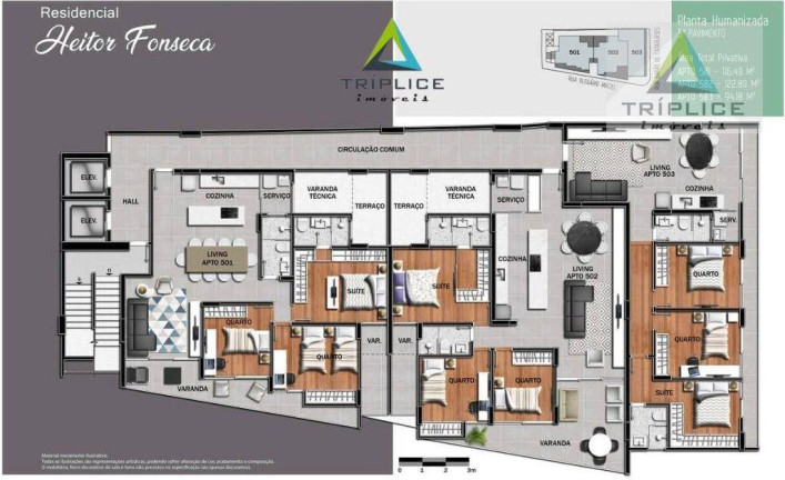 Imagem Apartamento com 3 Quartos à Venda, 114 m² em Santa Helena - Juiz De Fora