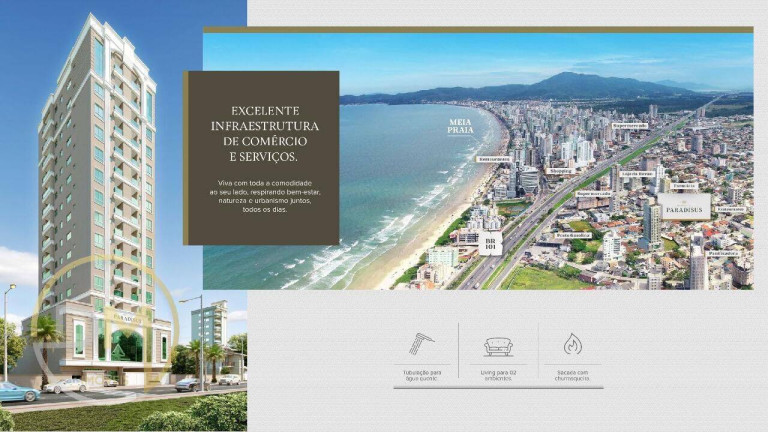 Imagem Apartamento com 2 Quartos à Venda, 70 m² em Morretes - Itapema Imagem Apartamento com 2 Quartos à Venda, 70 m² em Morretes - Itapema