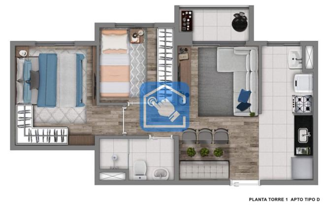 Imagem Apartamento com 2 Quartos à Venda, 40 m² em Cidade Ademar - São Paulo Imagem Apartamento com 2 Quartos à Venda, 40 m² em Cidade Ademar - São Paulo
