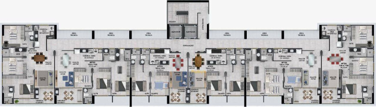 Imagem Apartamento com 3 Quartos à Venda, 77 m² em Bessa - João Pessoa