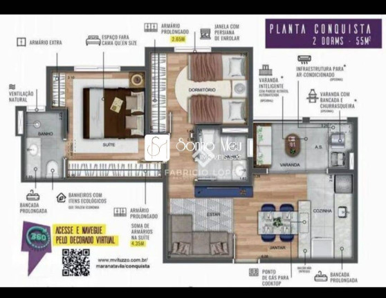 Imagem Apartamento com 2 Quartos à Venda, 55 m² em Conjunto Residencial Trinta E Um De Março - São José Dos Campos Imagem Apartamento com 2 Quartos à Venda, 55 m² em Conjunto Residencial Trinta E Um De Março - São José Dos Campos