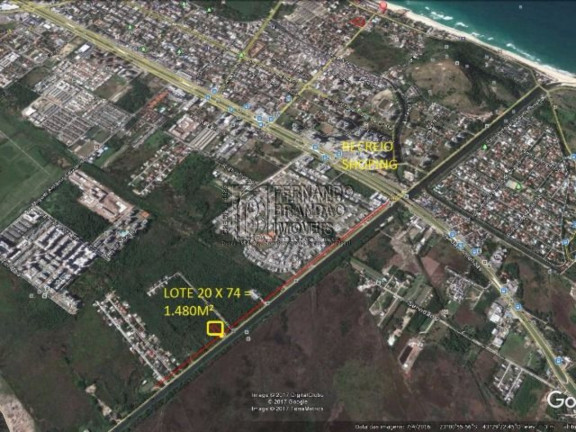 Terreno à Venda, 1.480 m² em Recreio Dos Bandeirantes - Rio De Janeiro