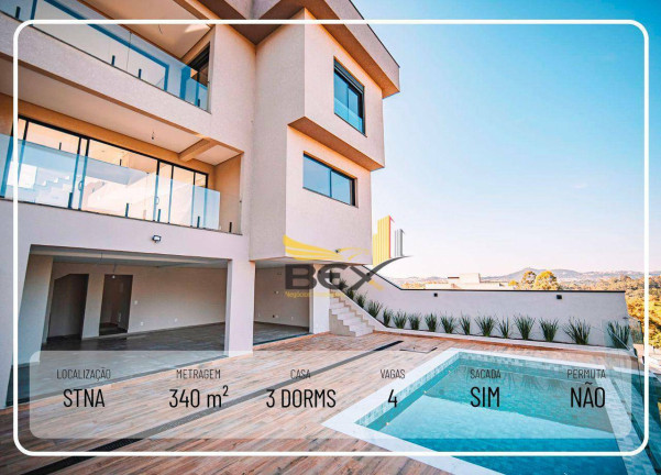 Casa com 3 Quartos à Venda, 340 m² em Chácara Estela - Santana De Parnaíba