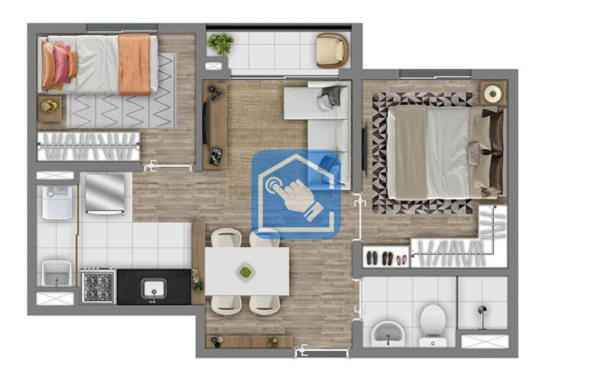 Imagem Apartamento com 2 Quartos à Venda, 62 m² em Vila Taquari - São Paulo Imagem Apartamento com 2 Quartos à Venda, 62 m² em Vila Taquari - São Paulo