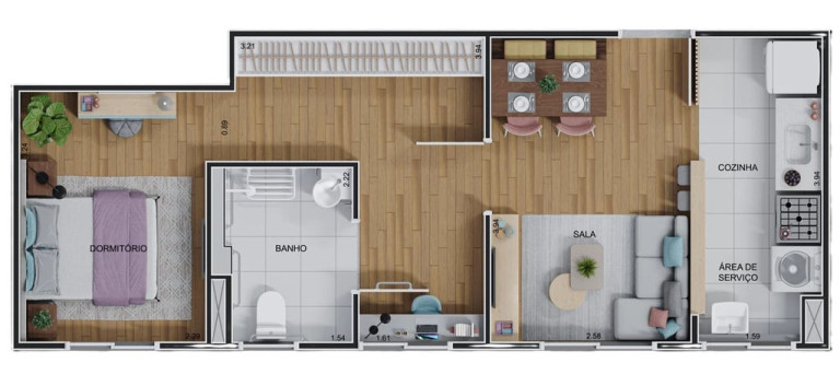 Imagem Imóvel com 2 Quartos à Venda, 40 m² em Freguesia Do ó - São Paulo