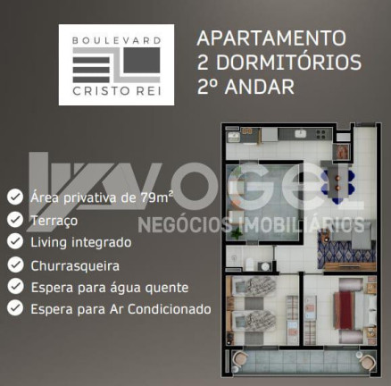 Imagem Apartamento com 2 Quartos à Venda, 45 m² em Cristo Rei - Sao Leopoldo Imagem Apartamento com 2 Quartos à Venda, 45 m² em Cristo Rei - Sao Leopoldo