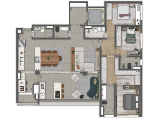 Imagem Apartamento com 4 Quartos à Venda, 151 m² em Brooklin Paulista - São Paulo