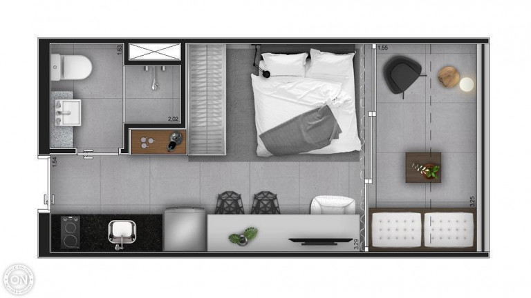 Imagem Apartamento com 1 Quarto à Venda, 43 m² em Moema - São Paulo