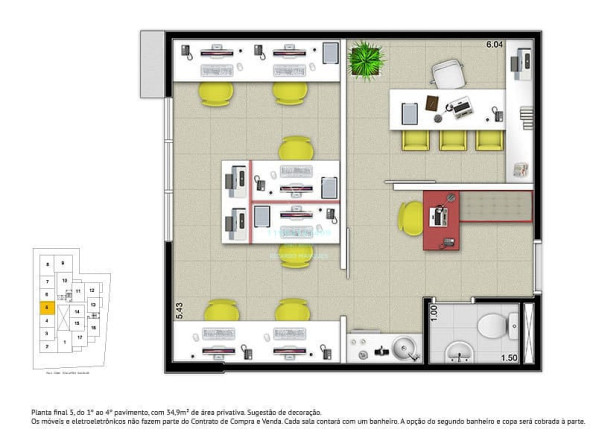 Imagem Sala Comercial à Venda, 67 m² em Campo Belo - São Paulo Imagem Sala Comercial à Venda, 67 m² em Campo Belo - São Paulo