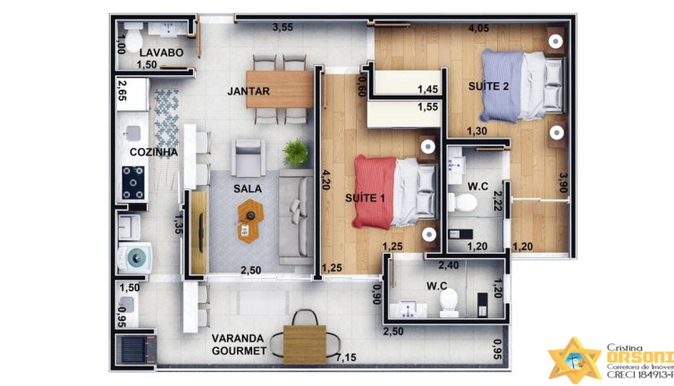Imagem Apartamento com 2 Quartos à Venda, 64 m² em Itaguá - Ubatuba