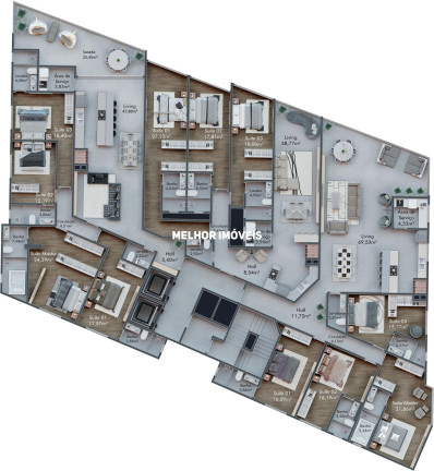 Imagem Apartamento com 3 Quartos à Venda, 147 m² em Meia Praia - Itapema Imagem Apartamento com 3 Quartos à Venda, 147 m² em Meia Praia - Itapema