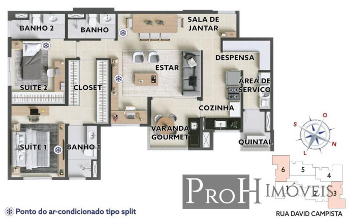 Imagem Apartamento com 3 Quartos à Venda, 94 m² em Jardim - Santo André Imagem Apartamento com 3 Quartos à Venda, 94 m² em Jardim - Santo André