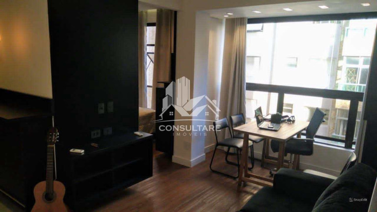 Imagem Flat com 1 Quarto para Alugar, 69 m² em Itararé - São Vicente Imagem Flat com 1 Quarto para Alugar, 69 m² em Itararé - São Vicente