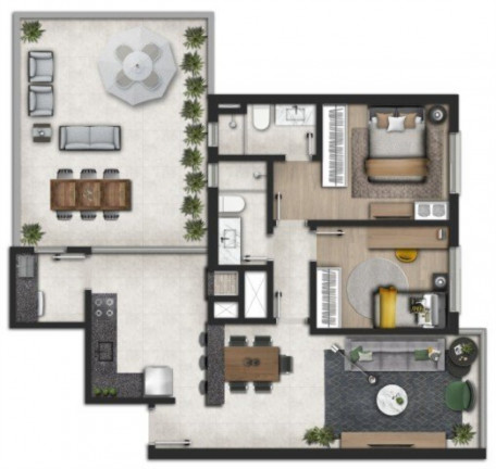 Imagem Imóvel com 2 Quartos à Venda, 71 m² em Petrópolis - Porto Alegre Imagem Imóvel com 2 Quartos à Venda, 71 m² em Petrópolis - Porto Alegre