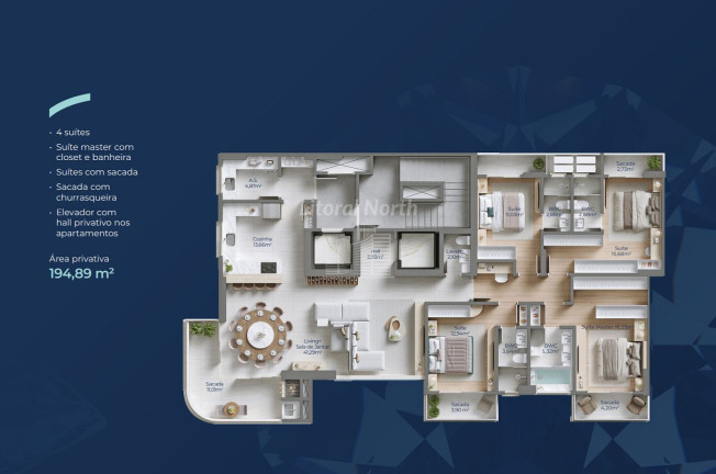 Imagem Apartamento com 2 Quartos à Venda, 86 m² em Ressacada - Itajaí Imagem Apartamento com 2 Quartos à Venda, 86 m² em Ressacada - Itajaí