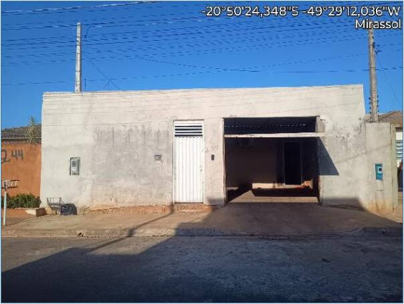 Casa com 2 Quartos à Venda, 36 m² em Residencial Parque Das Flores - Mirassol