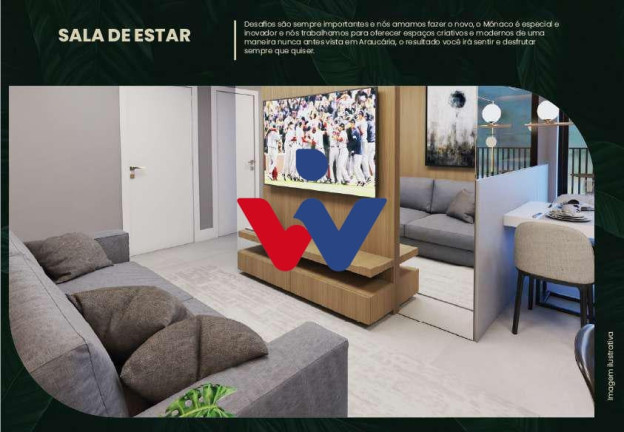Imagem Apartamento com 2 Quartos à Venda, 70 m² em Fazenda Velha - Araucaria Imagem Apartamento com 2 Quartos à Venda, 70 m² em Fazenda Velha - Araucaria