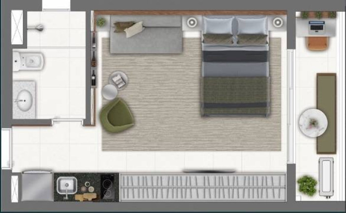 Imagem Imóvel com 1 Quarto à Venda, 31 m² em Bela Vista - São Paulo