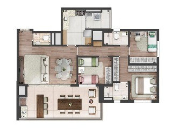 Imagem Imóvel com 3 Quartos à Venda, 137 m² em Chácara Santo Antonio - São Paulo Imagem Imóvel com 3 Quartos à Venda, 137 m² em Chácara Santo Antonio - São Paulo