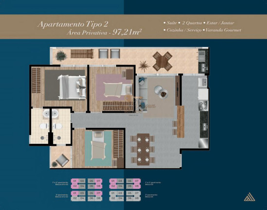 Imagem Apartamento com 3 Quartos à Venda, 97 m² em Centro - Petrópolis Imagem Apartamento com 3 Quartos à Venda, 97 m² em Centro - Petrópolis